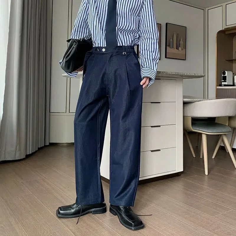 Loose Fit Casual Jacket Pants Set