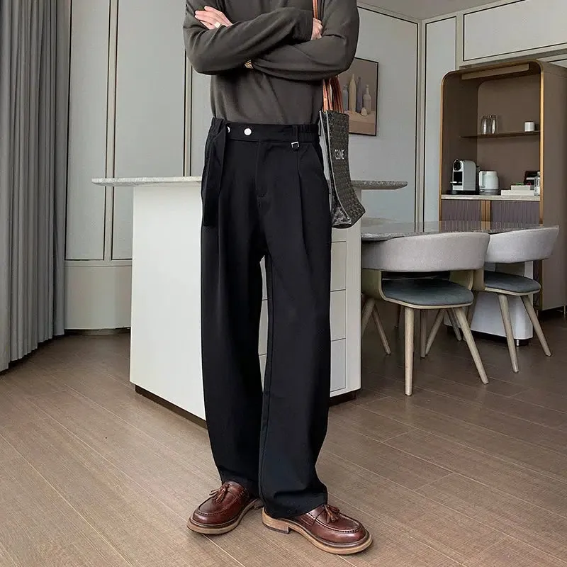Loose Fit Casual Jacket Pants Set