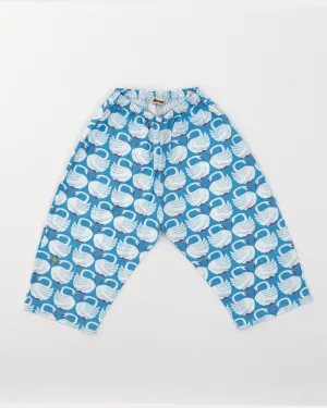 Loose Fit Pants- Swans