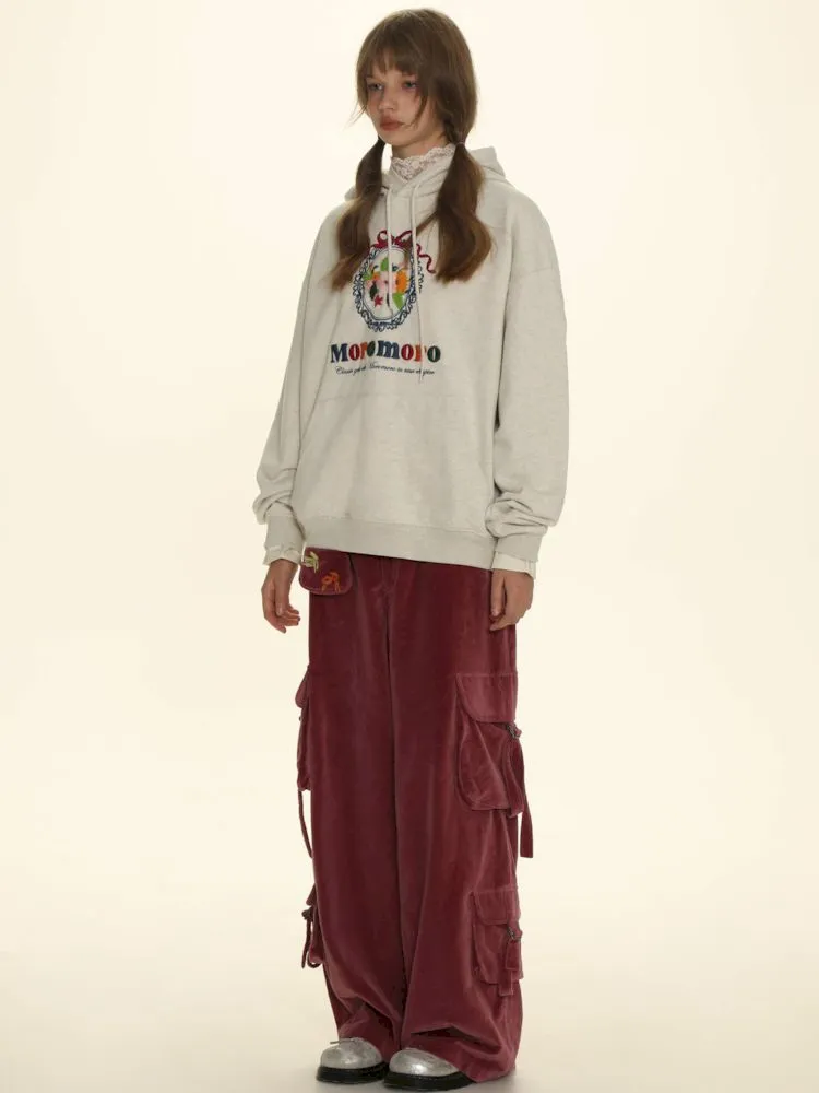 Loose Fit Wide-Leg Adjustable Pants