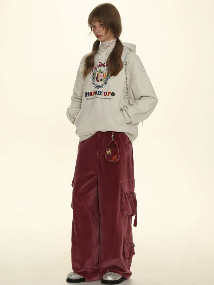 Loose Fit Wide-Leg Adjustable Pants