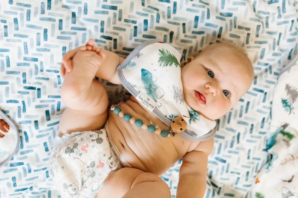 Loulou Lollipop Bandana Bib Set - Adventure Begins
