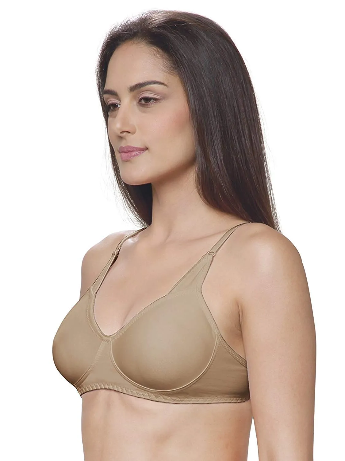 Lovable Black and Skin Non Padded Wirefree Bra Pack of 2 - ADL 13-BLACK/SKIN