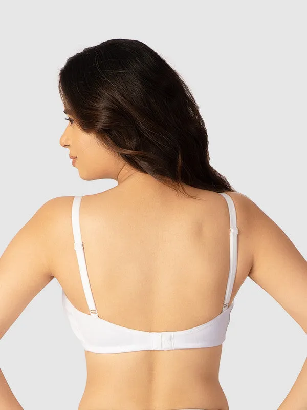 Lovable Womens Non Padded Wirefree Full Coverage Bra