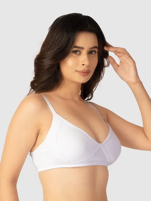 Lovable Womens Non Padded Wirefree Full Coverage Bra