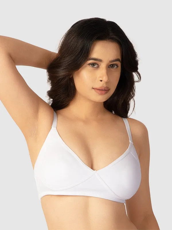 Lovable Womens Non Padded Wirefree Full Coverage Bra