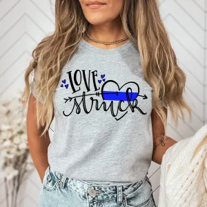 Love Struck © Unisex Top (Thin Blue Line)