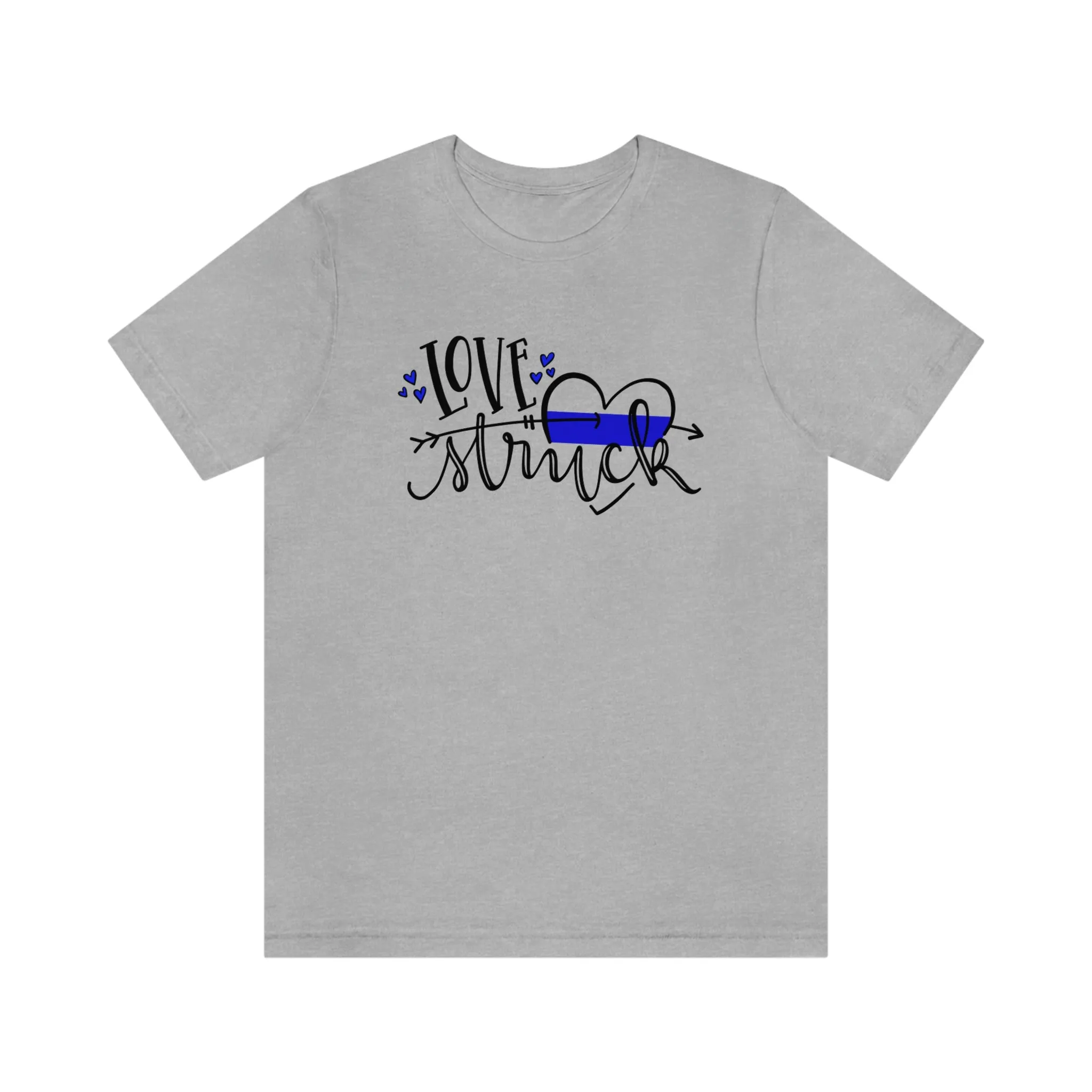 Love Struck © Unisex Top (Thin Blue Line)