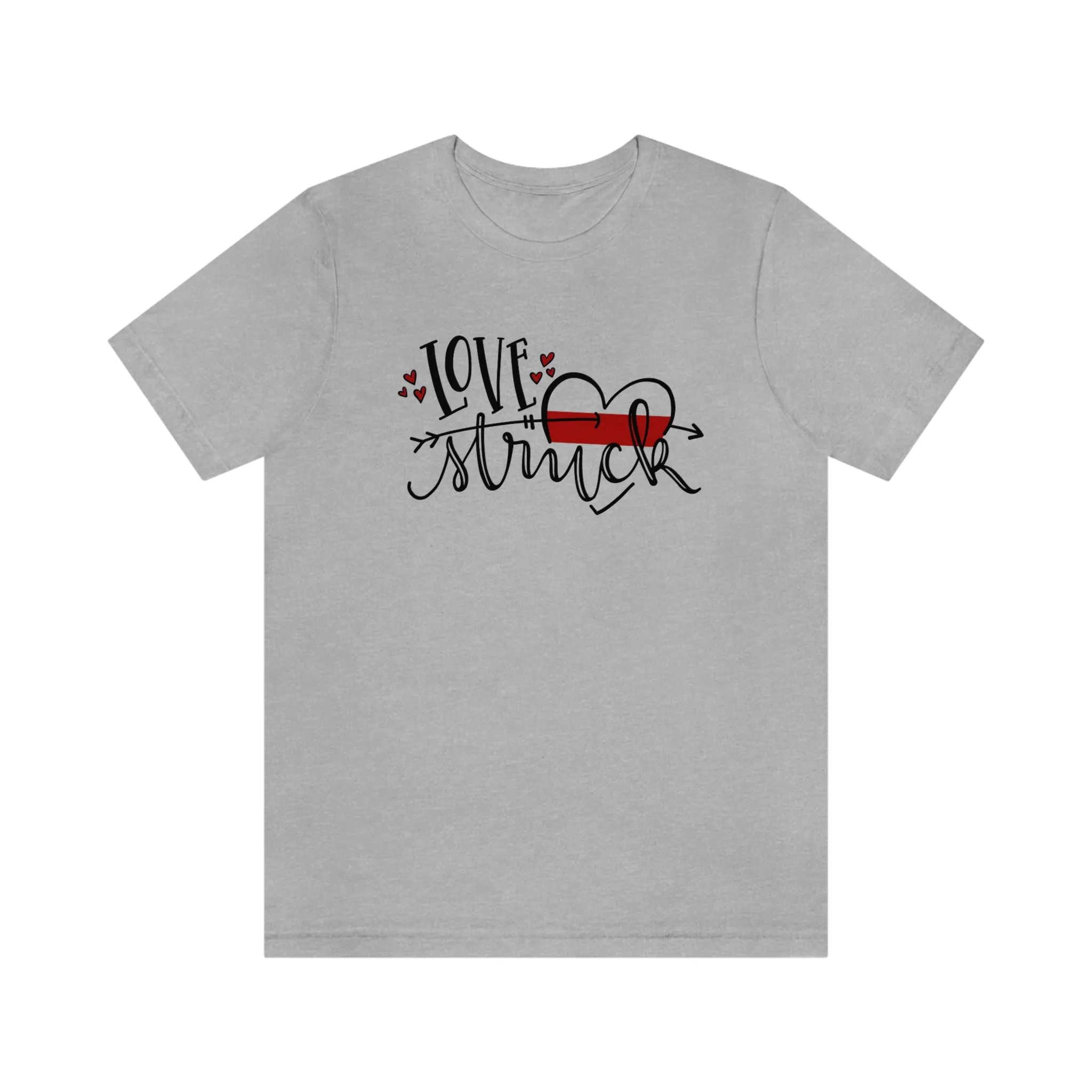 Love Struck © Unisex Top (Thin Red Line)