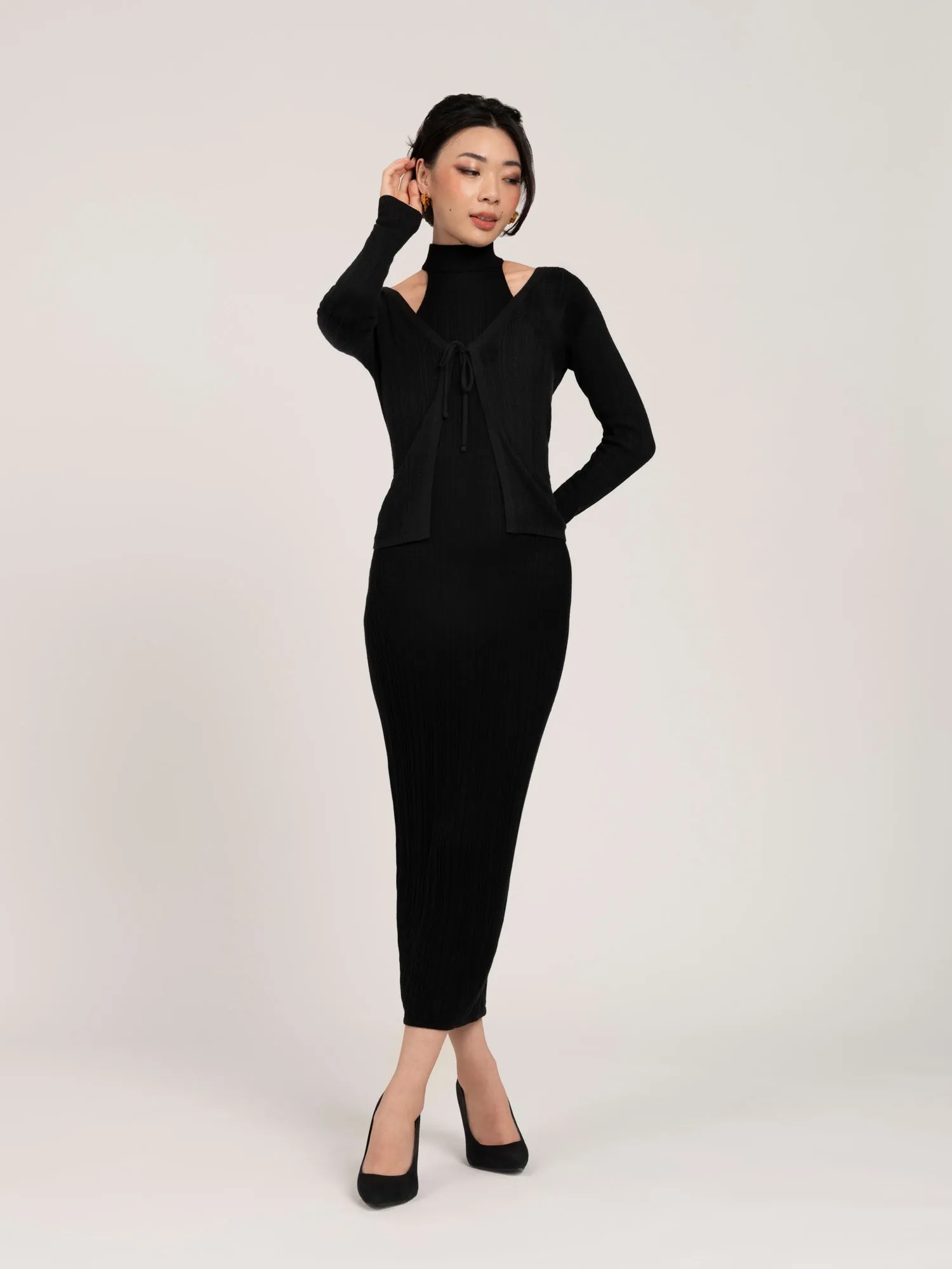 Lumiere Pointelle Knit Cardi