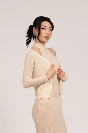 Lumiere Pointelle Knit Cardi