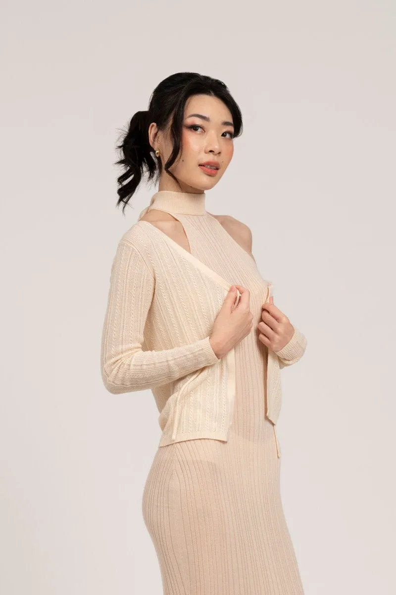 Lumiere Pointelle Knit Cardi