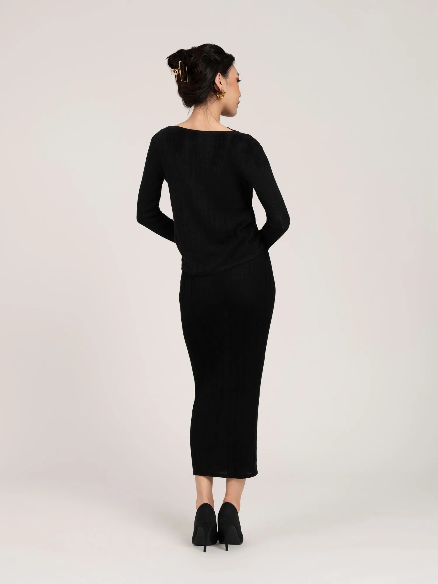 Lumiere Pointelle Knit Cardi