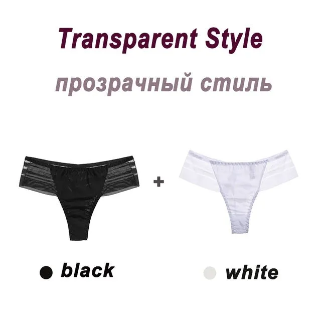 LuxeLace Seamless Tanga Panties
