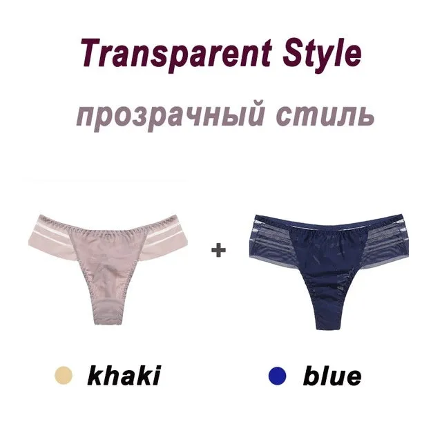 LuxeLace Seamless Tanga Panties