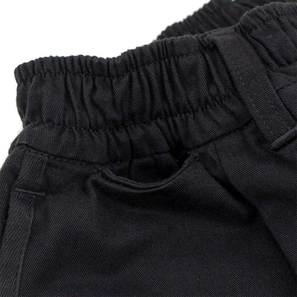 Magenta Extra Loose Pants Black