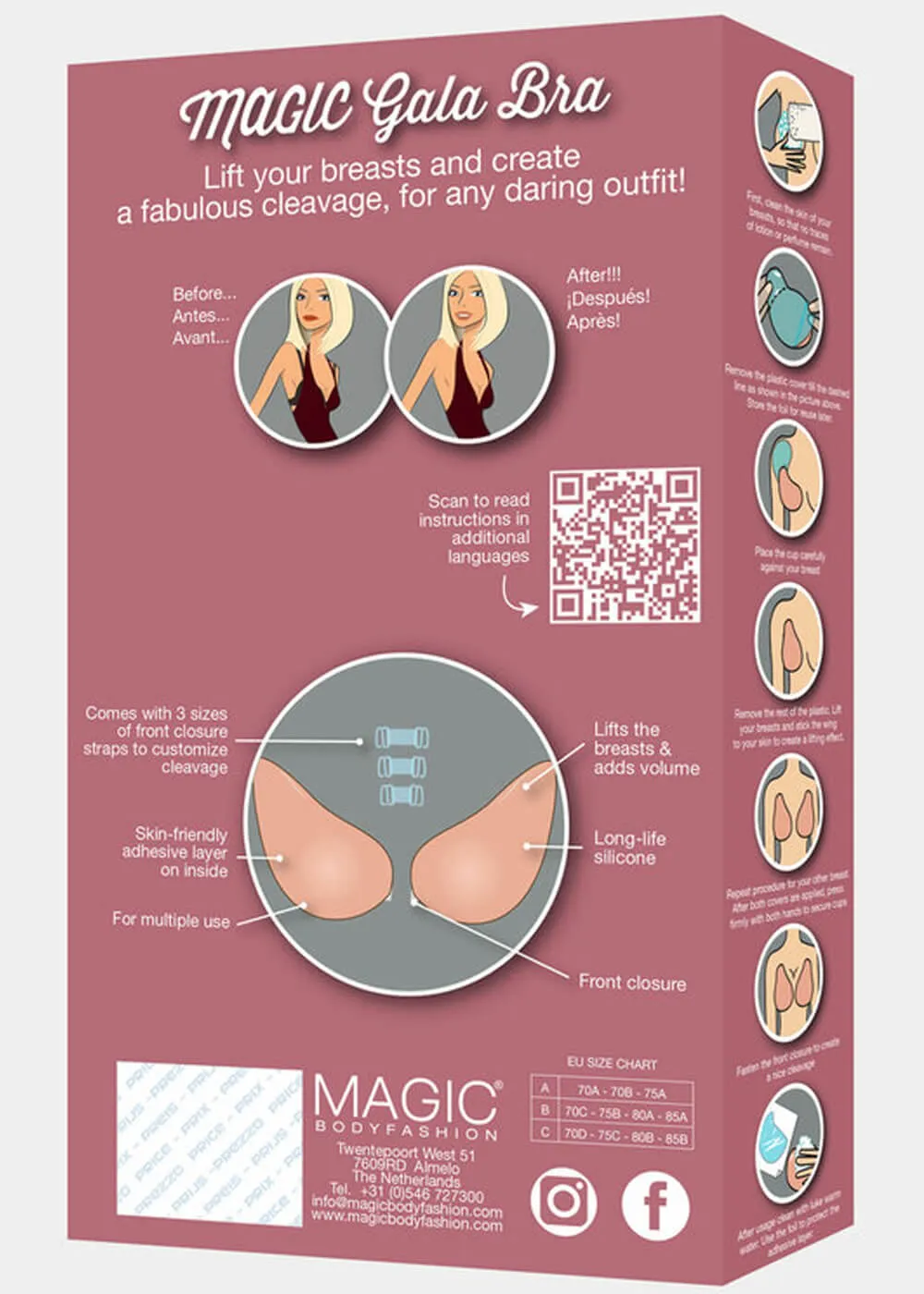 Magic Bodyfashion Magic Gala Bra Latte colour