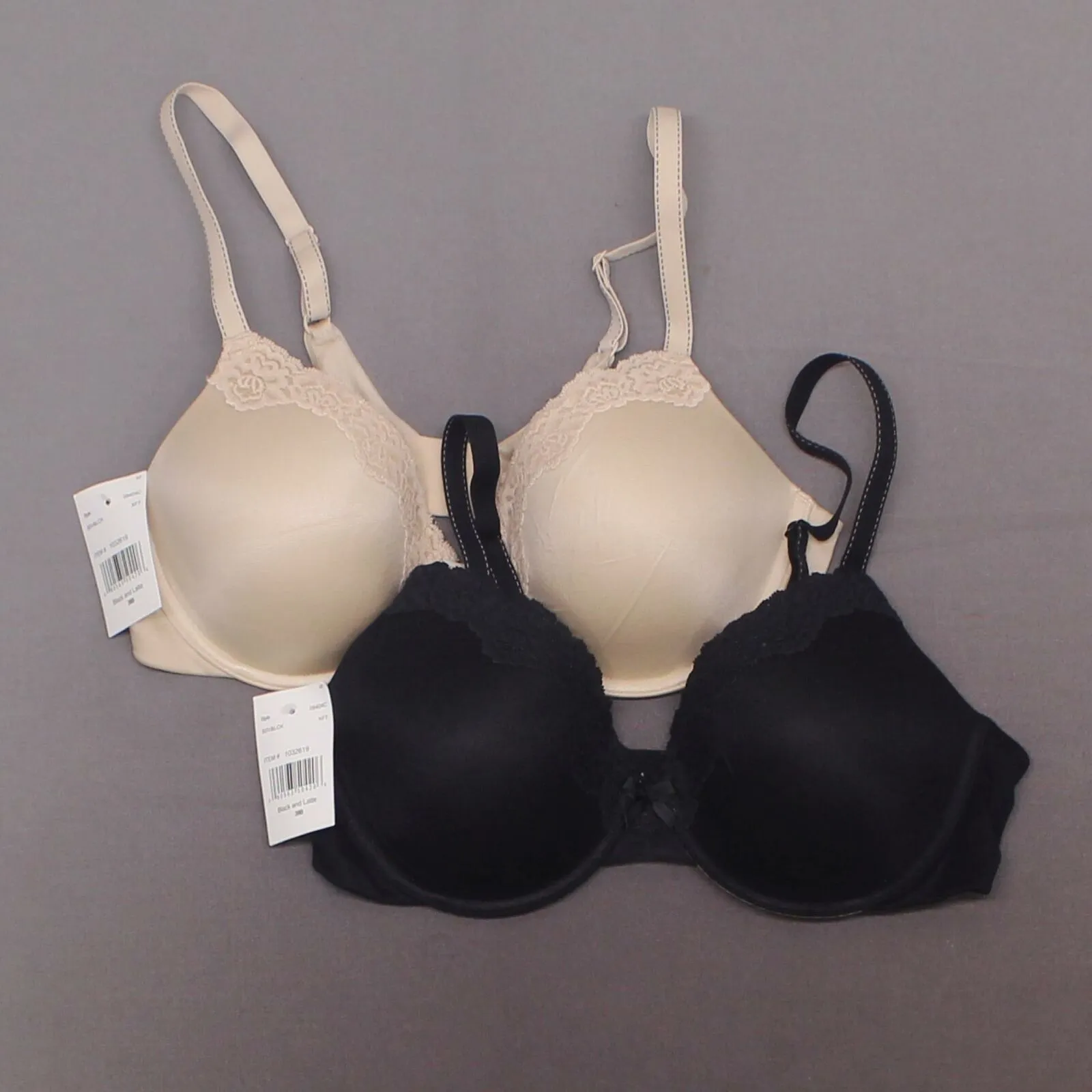 Maidenform Women's 2 Pack Comfort Devotion Full Coverage Lace Trim Bras