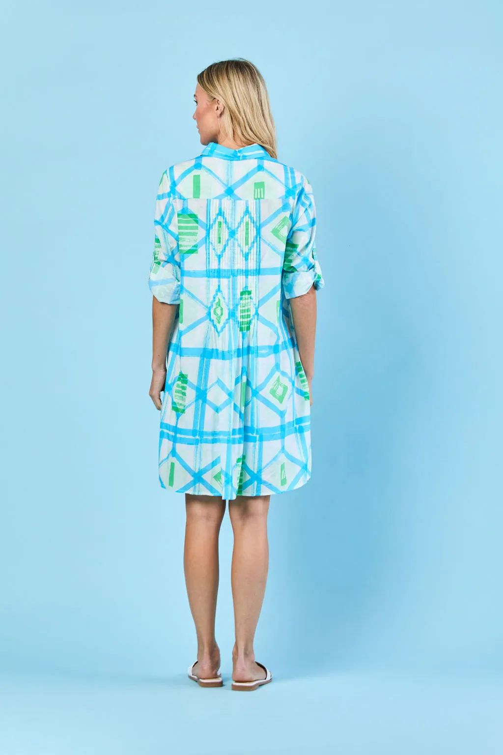 Mallory Dress in Sky Picnic