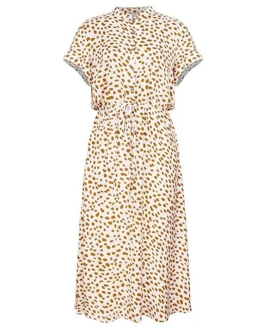 Malvina - Classic Polka Dot Style Woman's Dress