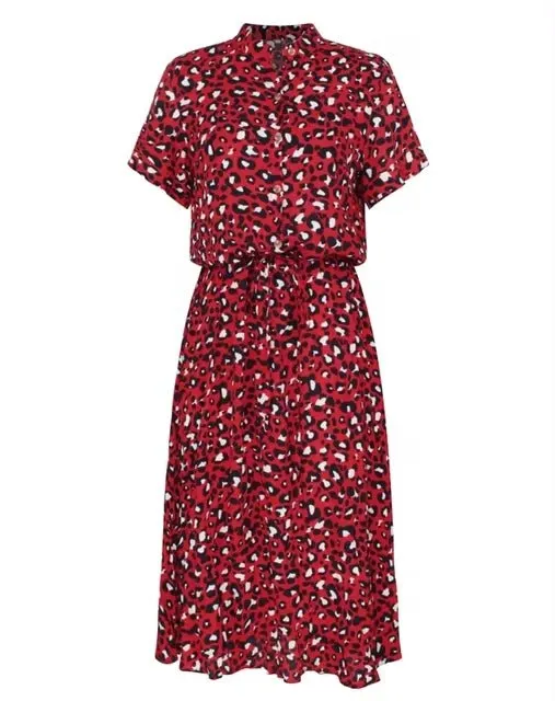 Malvina - Classic Polka Dot Style Woman's Dress