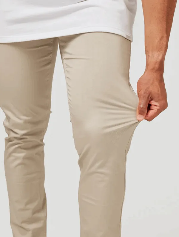 Marco – Stylish Khaki Stretch Pants for Men