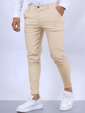 Marco – Stylish Khaki Stretch Pants for Men