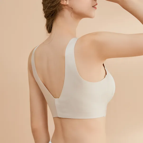 MaxUplift Comfort Scallop Push In Wireless Bra