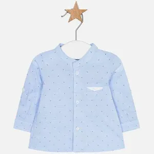 Mayoral Blue Long Sleeve Shirt