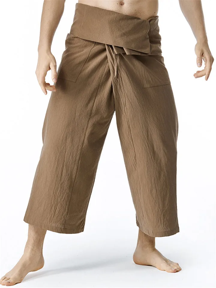 Men's Loose Yoga Thai Fisherman Trousers