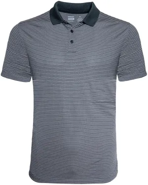 Men's Thin-Striped Dry-Fit Golf Polo