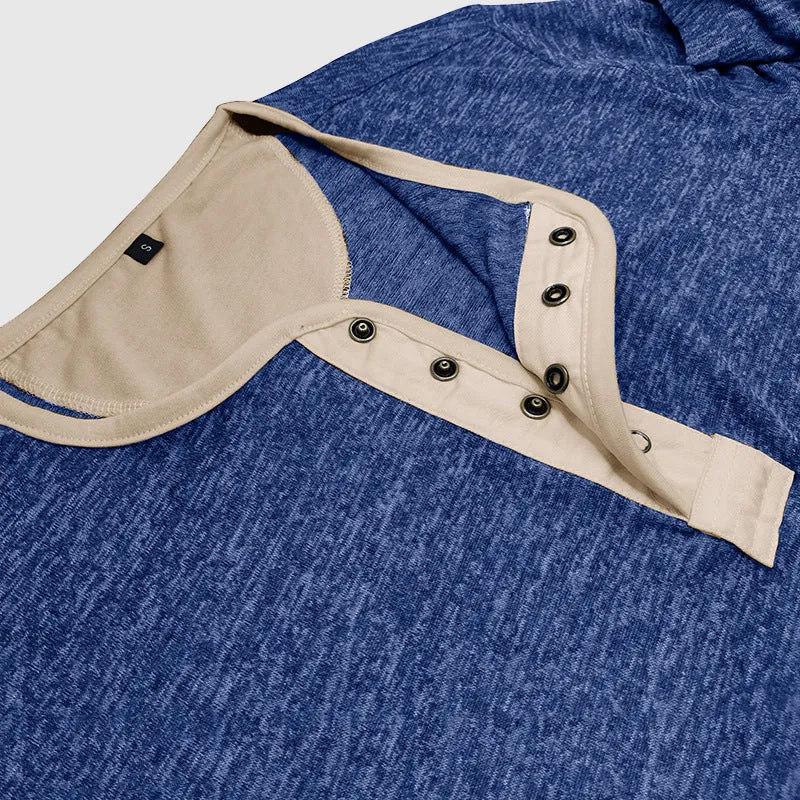 Men's Two-Tone Long Sleeve Shirt for Fashion – Adam