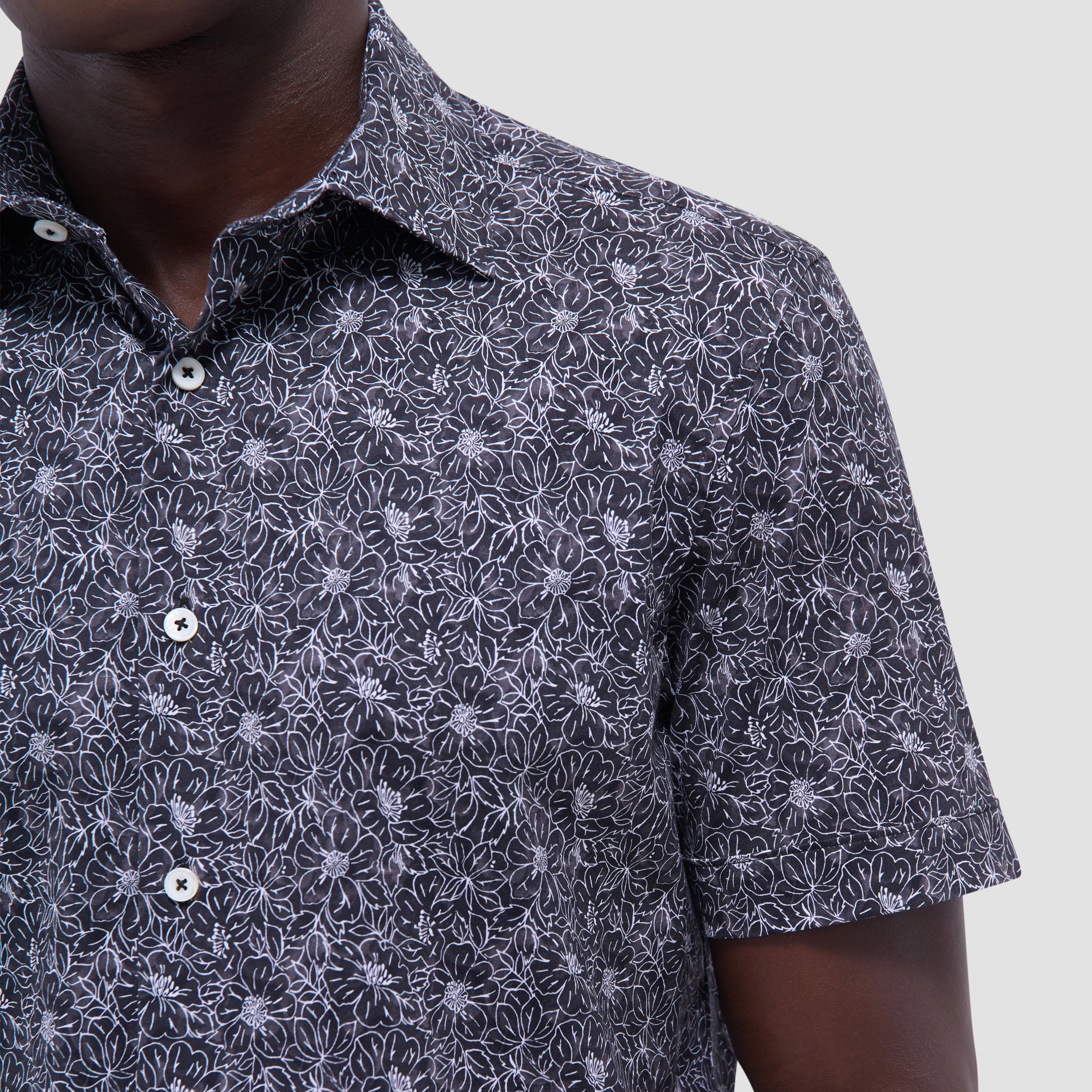 Miles Floral OoohCotton Short-Sleeve Shirt