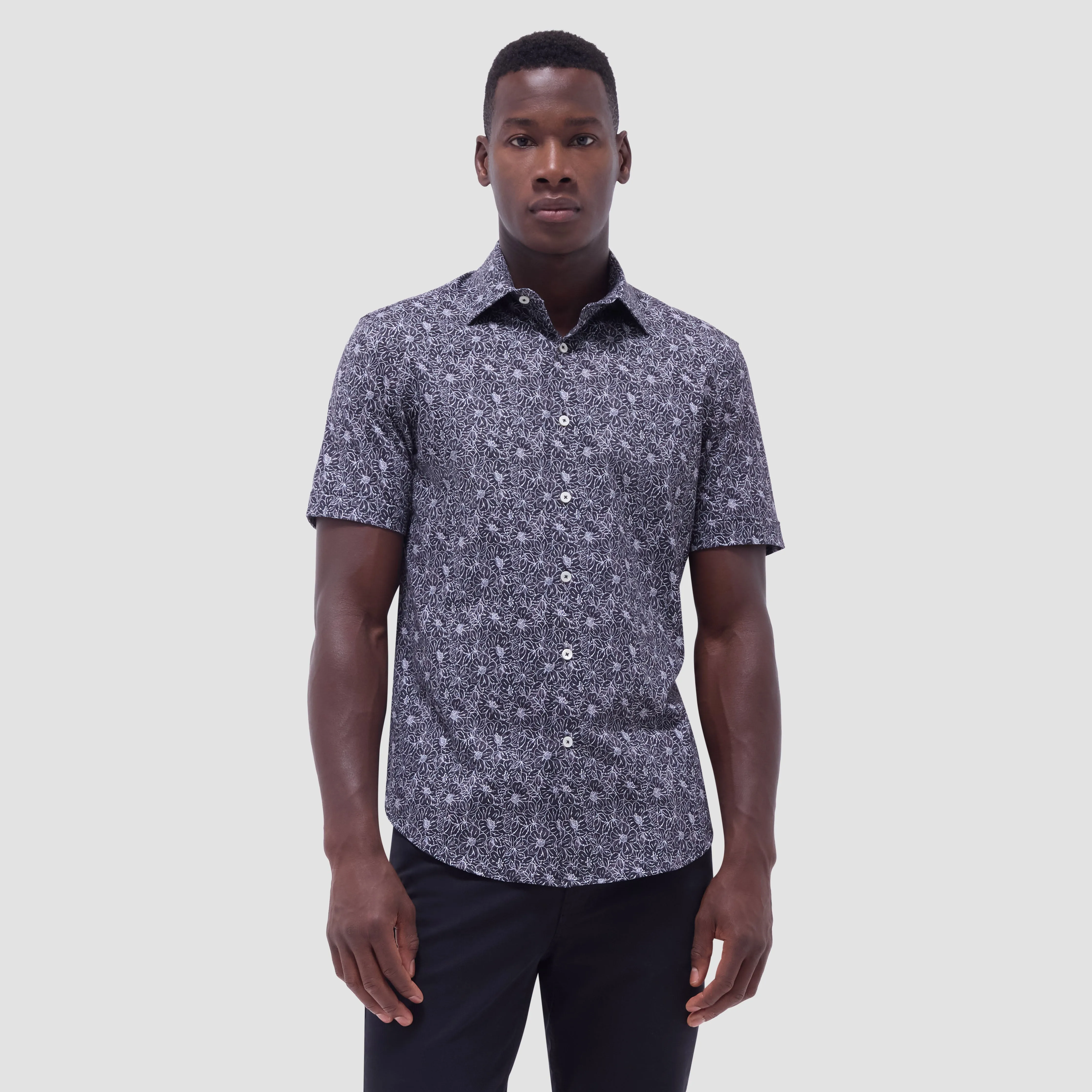Miles Floral OoohCotton Short-Sleeve Shirt