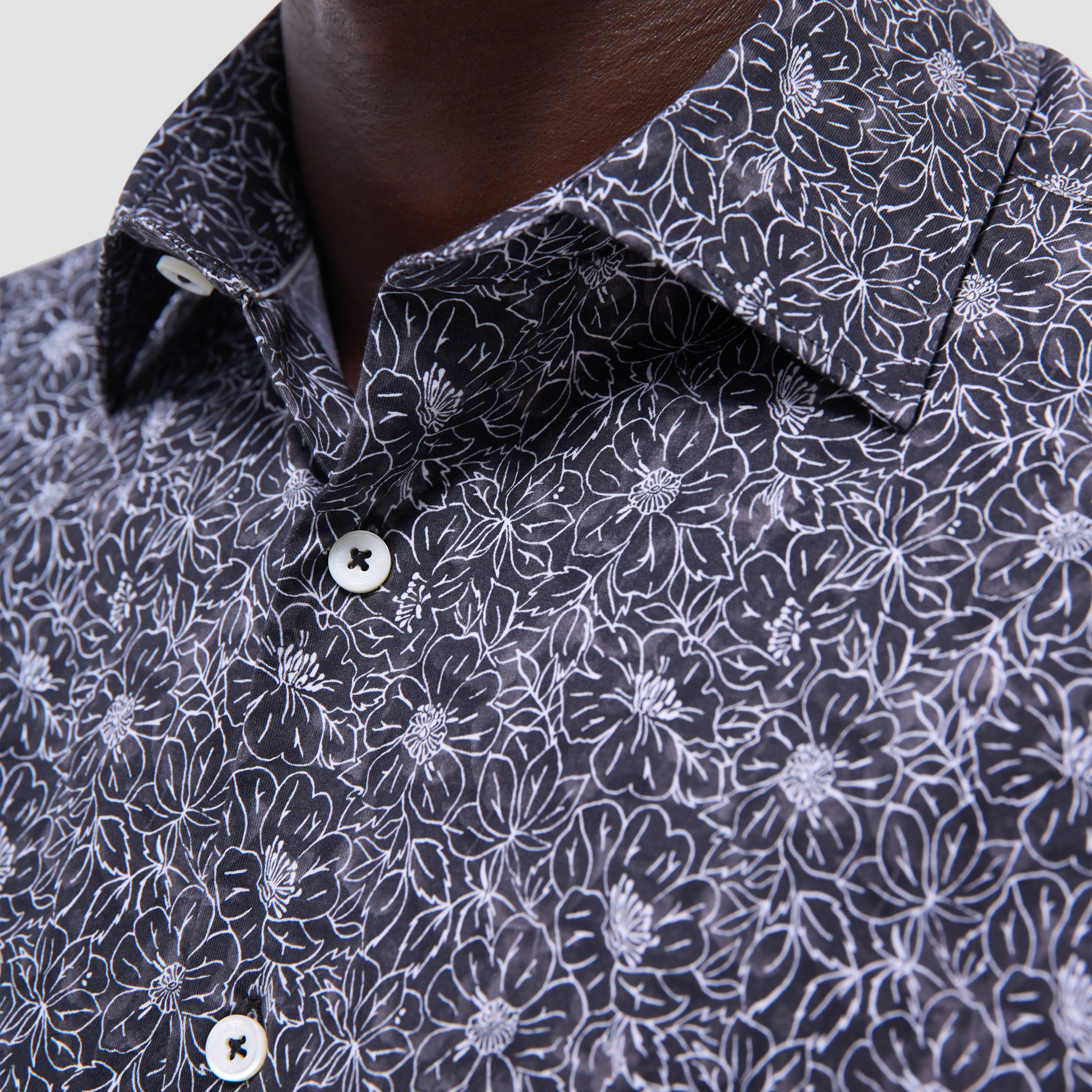 Miles Floral OoohCotton Short-Sleeve Shirt