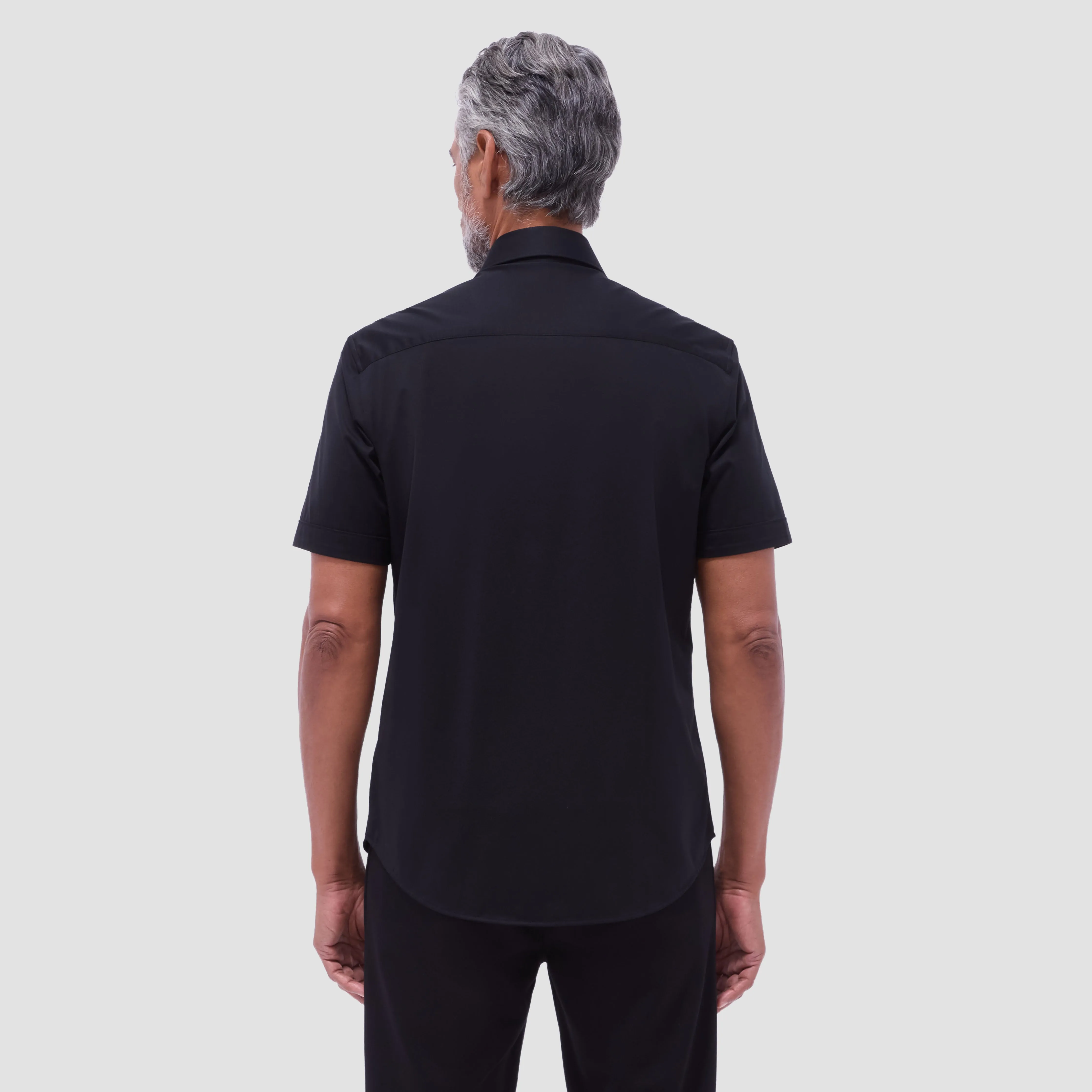 Miles Solid OoohCotton Short Sleeve Shirt