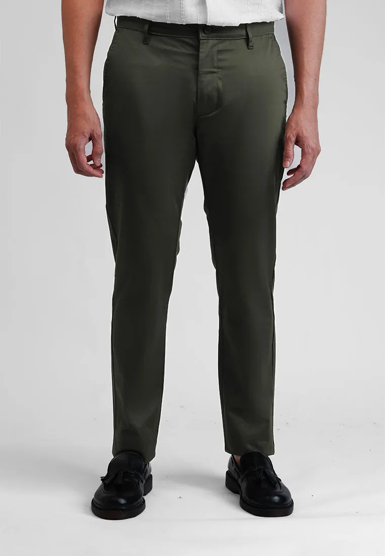 MOC Celana Panjang Chinos Pria POTTER - OLIVE