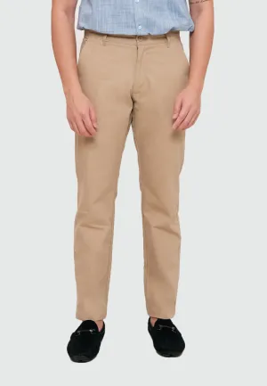 MOC Celana Panjang Chinos Pria Reguler Fit HARRINGTON - Camel