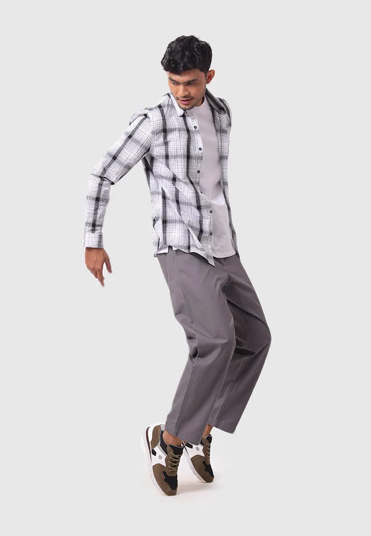 MOC Celana Panjang Pria Comfort Fit BOXWEL - DARK GREY