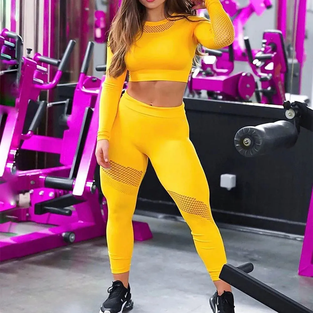 Move Like Diva Women's Seamless Sports Suits Set