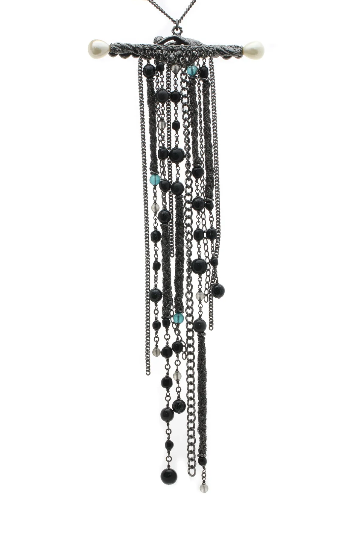 Multi-Chain Bar Necklace