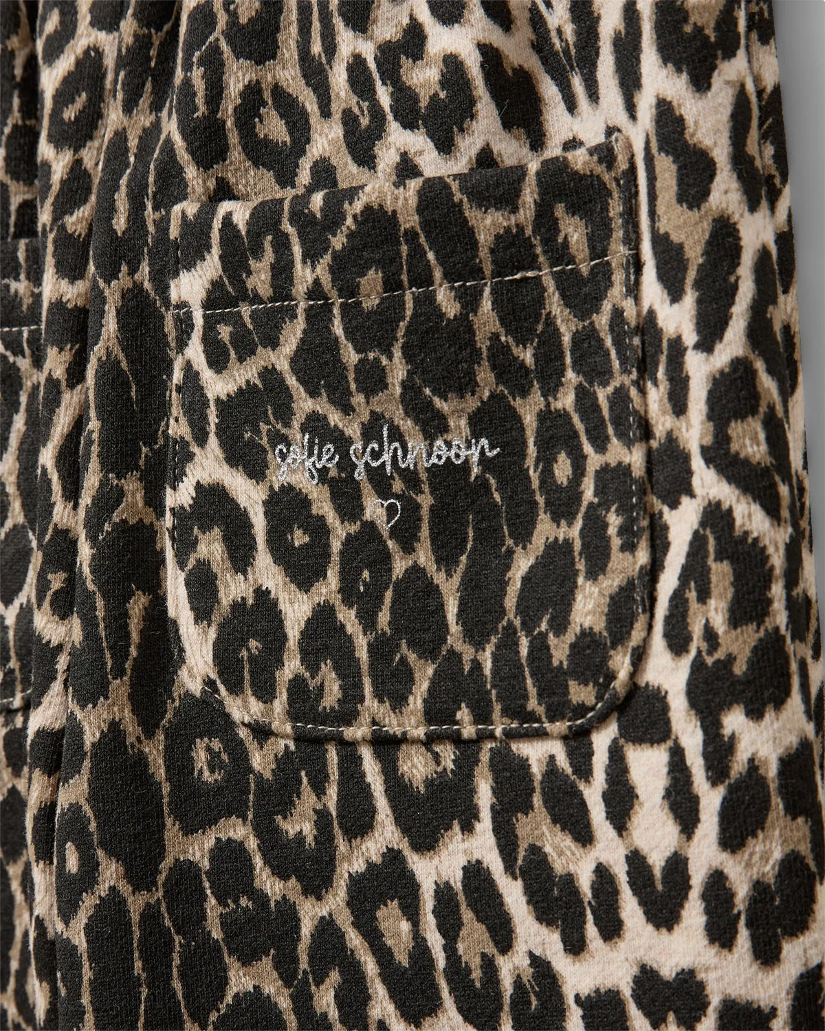 NETUSSB SWEATPANTS - Light brown leopard