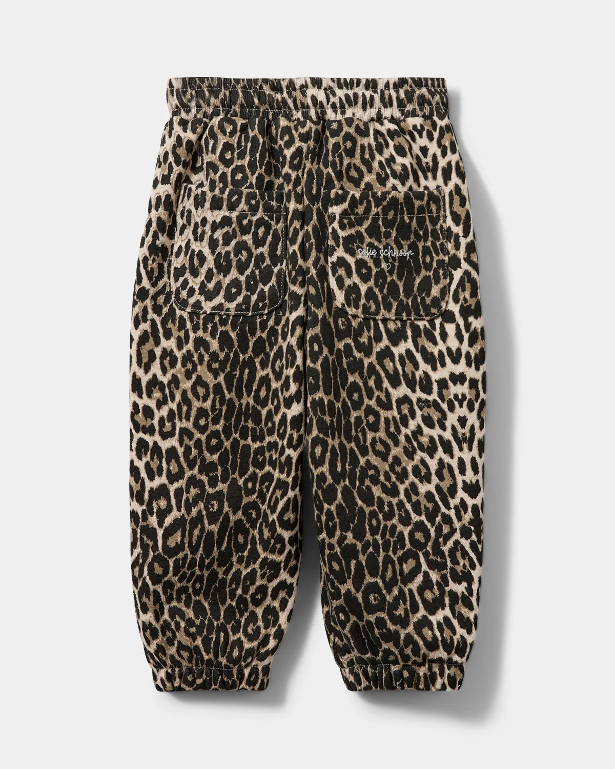NETUSSB SWEATPANTS - Light brown leopard