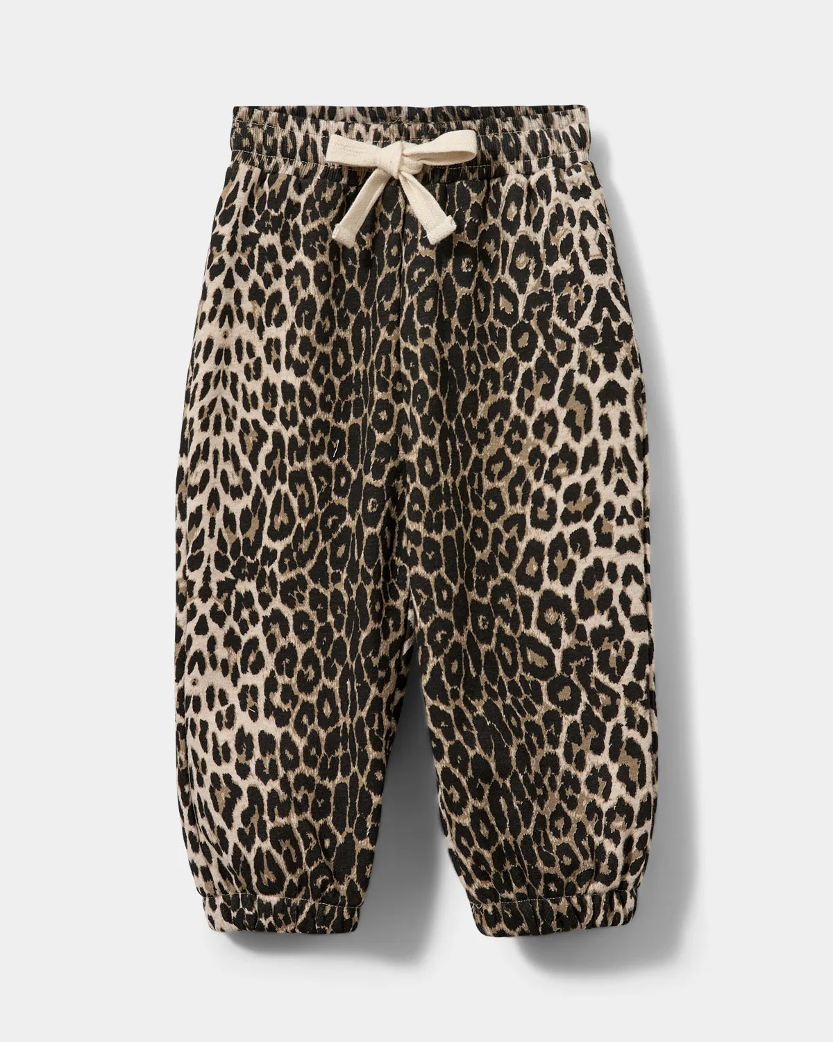 NETUSSB SWEATPANTS - Light brown leopard