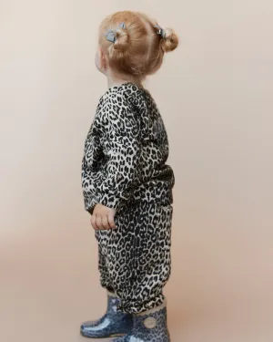 NETUSSB SWEATPANTS - Light brown leopard