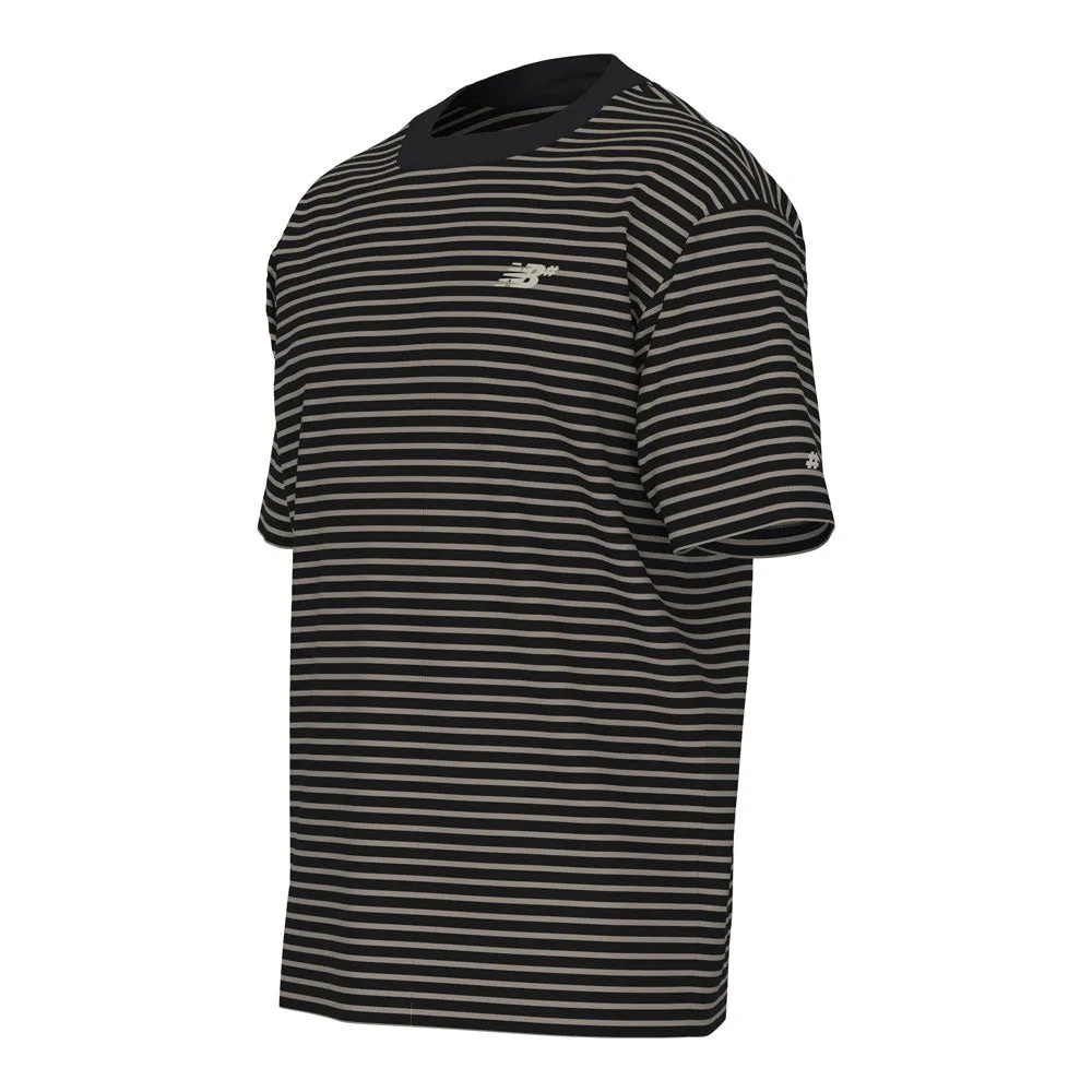 New Balance Numeric Thin Stripe T-Shirt (Black)