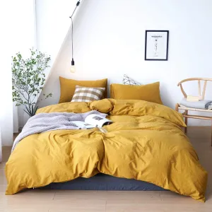 New in package! Doneus 3 Piece Yellow Duvet Cover & 2 Shams in super soft pre-washed cotton, Queen! Retails $80 