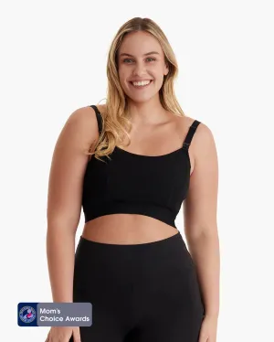 NEW Momcozy The Original: Our Basic Pumping Bra - Black, Sz XXL