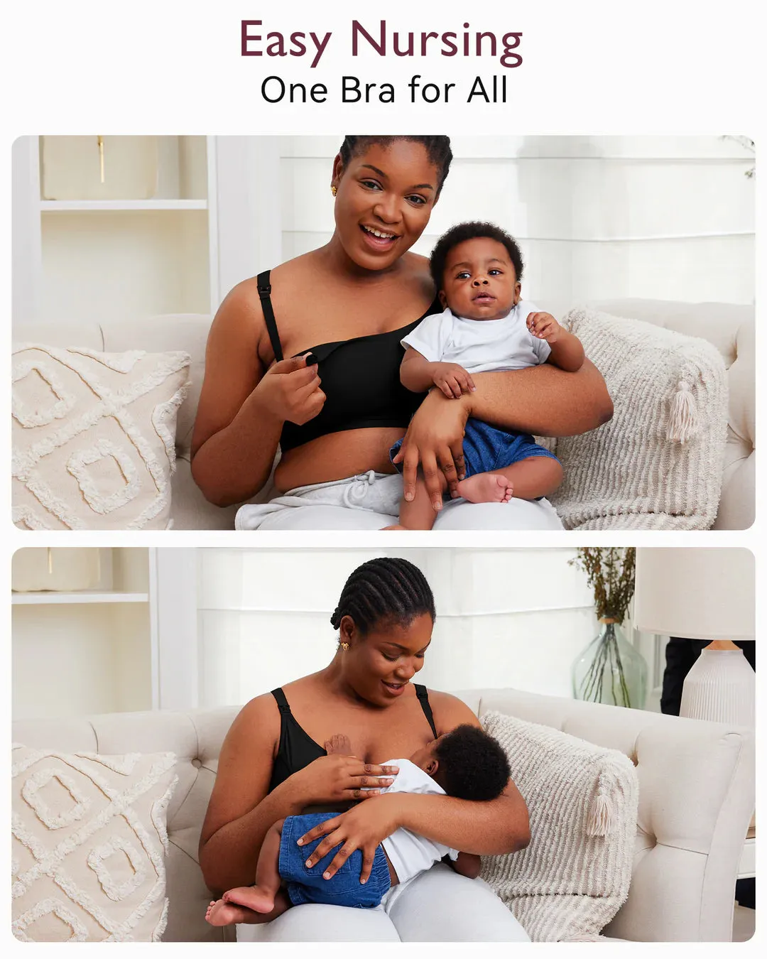 NEW Momcozy The Original: Our Basic Pumping Bra - Black, Sz XXL