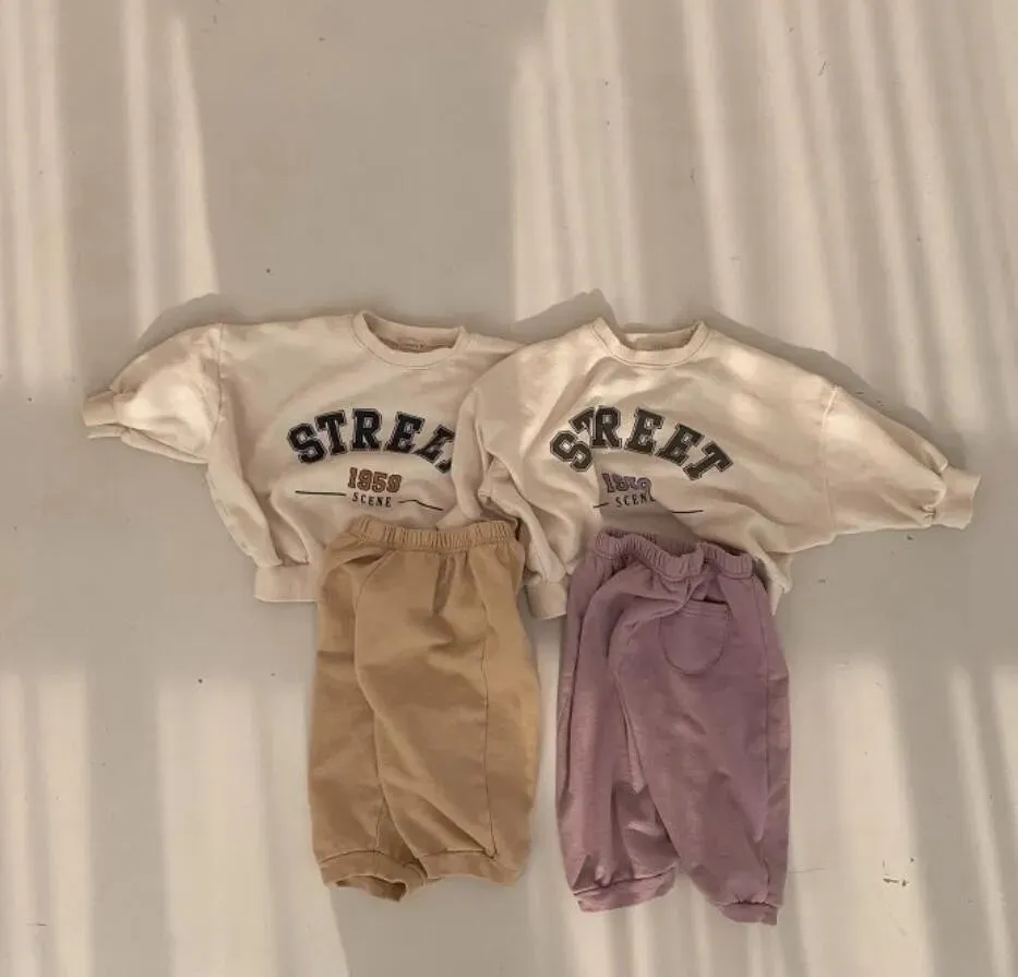 Newborn Baby Clothing Sets Boys Long Sleeve Sweatshirt